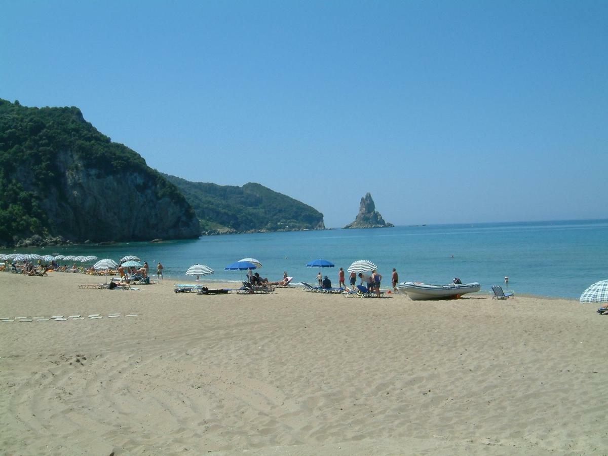 Holiday Apartment Yannis On The Beach Of Agios Gordios In Corfu 外观 照片